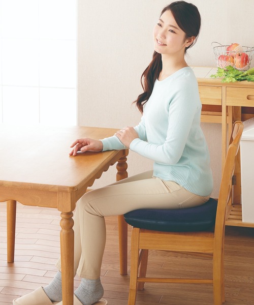 FUNALIVE クッション クッションカバー 勝野式 医学博士の低反発円座