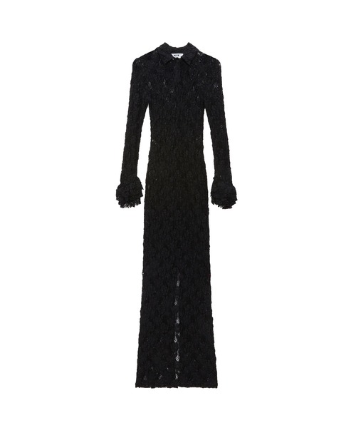 MSGM コットンジャージーサイドスリットロングワンピース MSGM（エムエスジーエム）の「サイドスリットロングワンピース