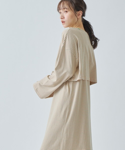 WHYTO ワンピース 「WHYTO. / ホワイト」 LAYERED SET DRESS