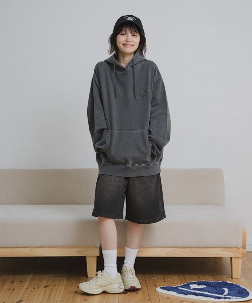 kaoyorinakami パーカー ballon pigment hoodie / バルーン