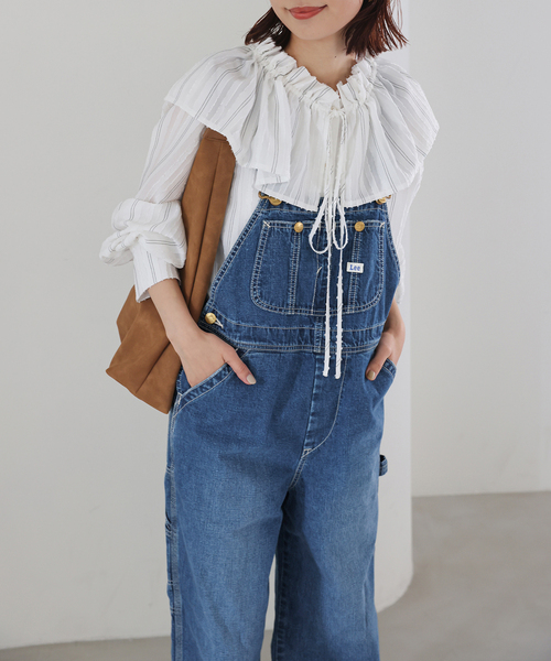 【美品】LEE×CLUEL×SLOBE 別注 デニムサロペット　S セール】LEE/リー SLOBE別注 オーバーオール（サロペット