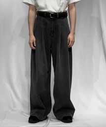 ジーンズ Toironier/トワロニエ/2tuck wide denim pants メンズ｜ZOZOTOWN Yahoo!店