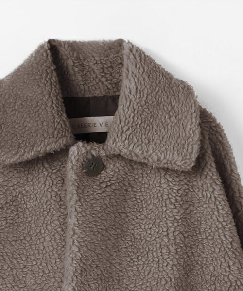 「GALERIE VIE」 ジャケット 36 チャコールグレー レディース_画像4
