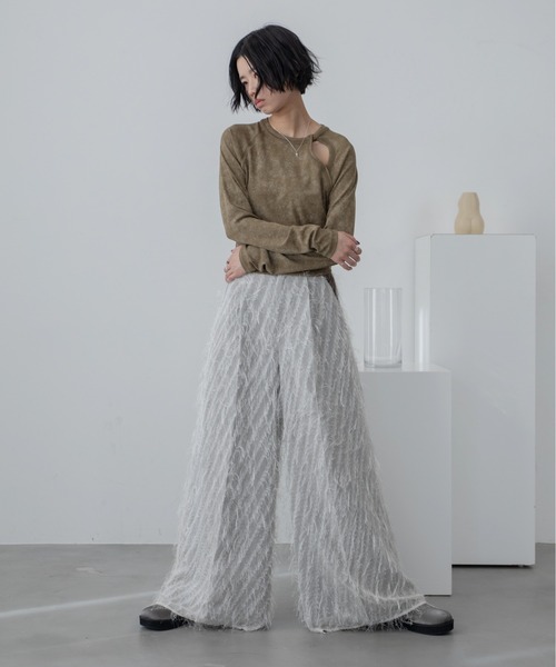 Burberry 激レア レイヤードワイドパンツ スラックス Burberry 激レア レイヤードワイドパンツ スラックス Burberry 激レア