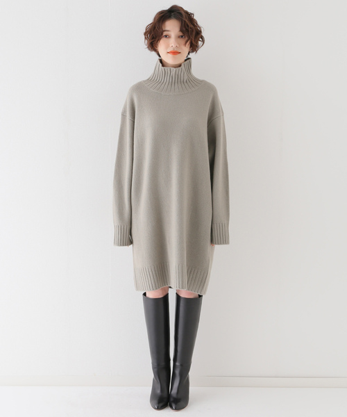 Plage」 ニットワンピース 36 グレー レディース シーティープラージュ