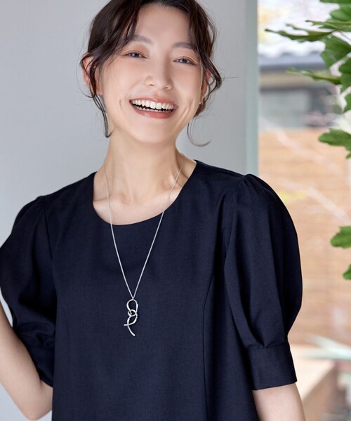 Tiaclasse ブラウス シャツ 「小倉優子さん着用」 パフスリーブ
