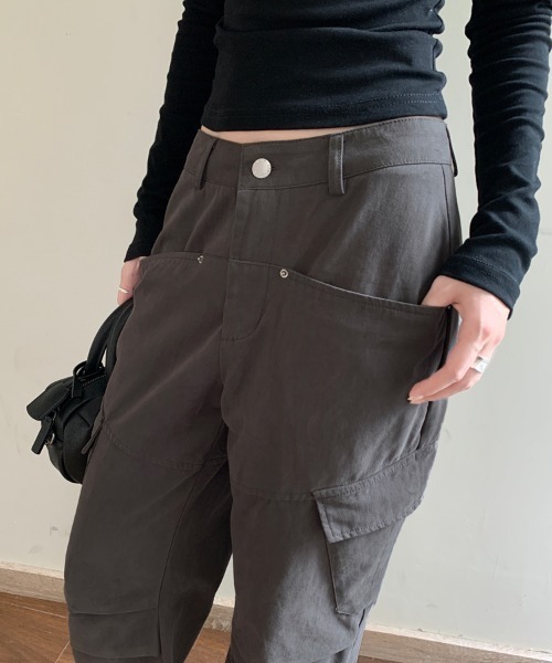 24ss NULLUS フレア カーゴ パンツ BRUNNETTE サイズ 3 24ss NULLUS フレア カーゴ パンツ BRUNNETTE サイズ 3 ワーク