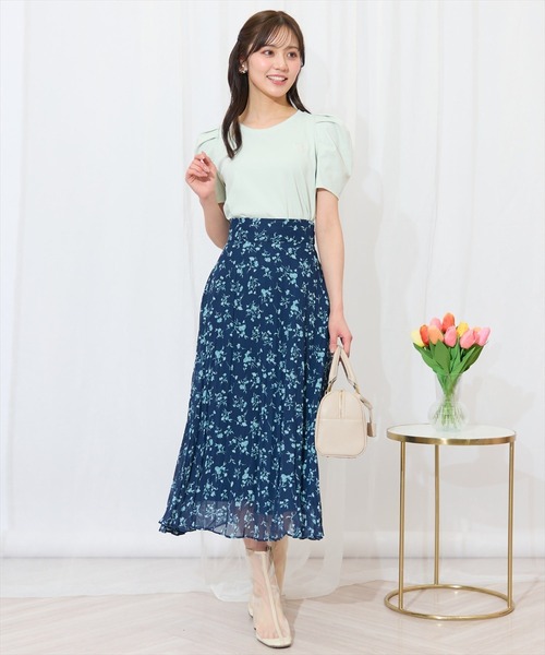 2015SS ランウェイ　コレクションピース　スカート WILLSELECTION（ウィルセレクション） ロング スカート ランダム