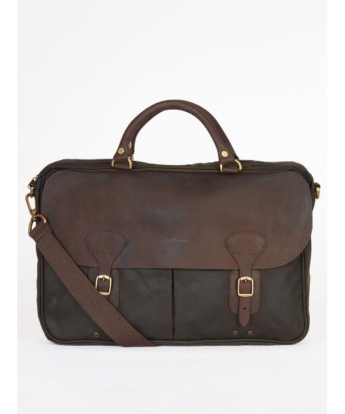 Barbour（バブアー） ショルダーバッグ ワックス コットン レザー