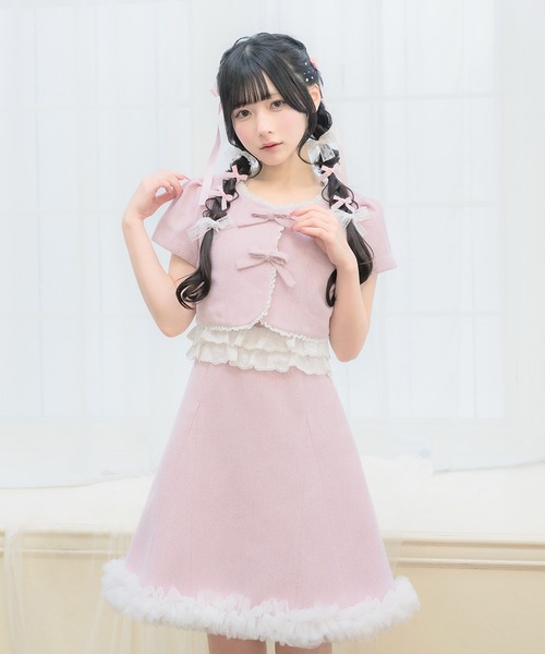 mellfy memory（メルフィーメモリー） カーディガン 半袖 Dear classy