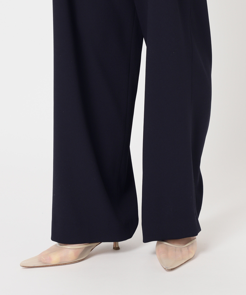 plage スラックス パンツ Georgette Tuck レディース : ZOZOTOWN