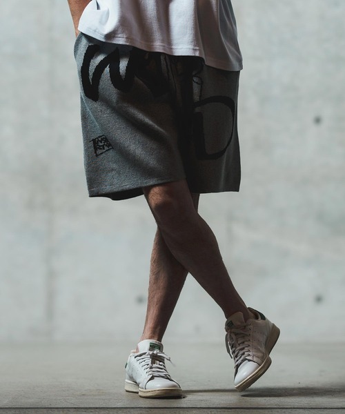 GLIMCLAP パンツ mp13547- Jacquard texture knit shorts ショート