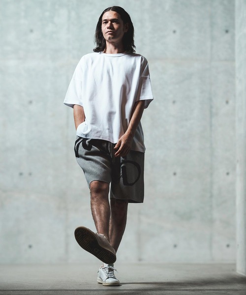 GLIMCLAP パンツ mp13547- Jacquard texture knit shorts ショート