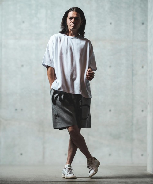 GLIMCLAP パンツ mp13547- Jacquard texture knit shorts ショート