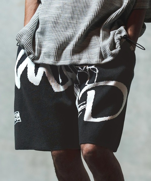 PDF ショートパンツ　KILT short sprey GLIMCLAP パンツ mp13547- Jacquard texture knit shorts ショート