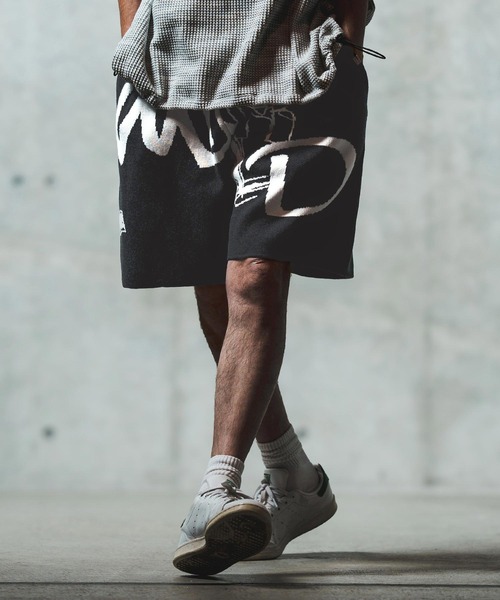 GLIMCLAP パンツ mp13547- Jacquard texture knit shorts ショート