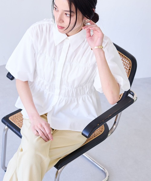 イッセイミヤケISSEY MIYAKE 消しプリーツ切替ドルマンスリーブ