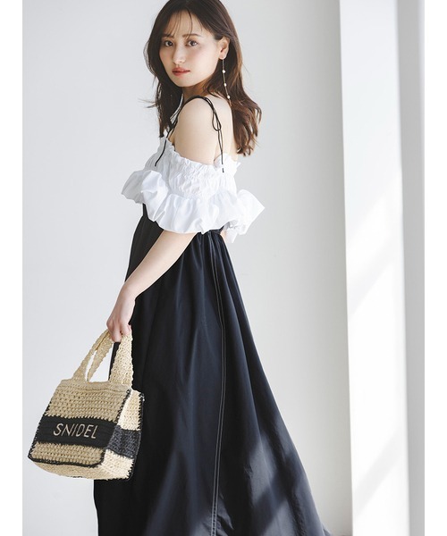 snidel♡スモッキングキャミワンピース SNIDEL ワンピース スモッキングキャミワンピース : ZOZOTOWN