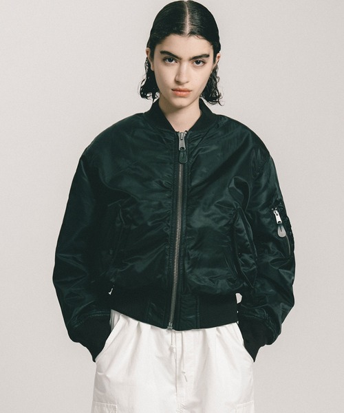 【TOP KHAKI】MA-1ナイロンショートジャケット Johnbull（ジョンブル） ミリタリージャケット モッズコート 「TOP