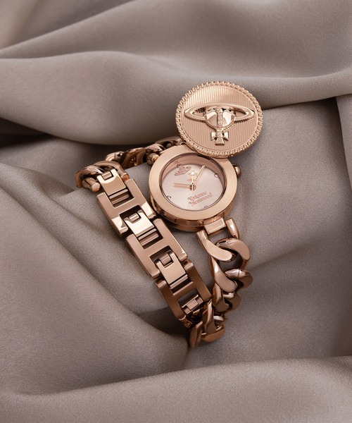 Vivienne Westwood チャームブレスレット 時計付き Vivienne Westwood（ヴィヴィアンウエストウッド） ブレスレット