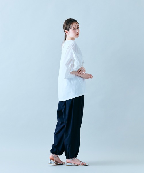 Audie a Muses パンツ スカラップカーゴパンツ レディース