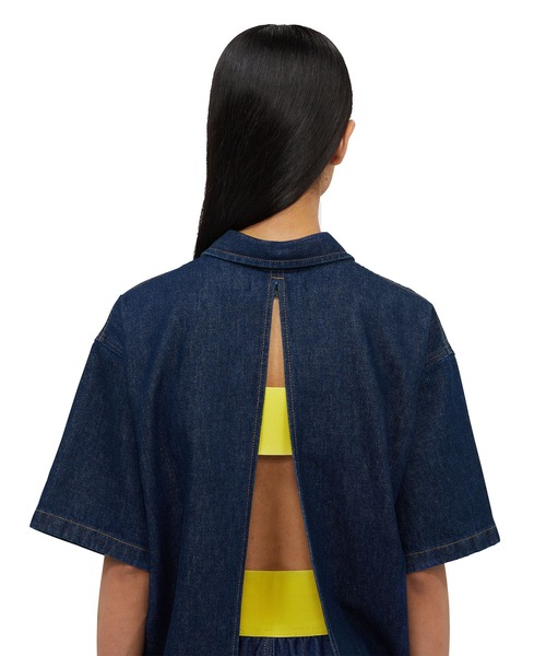 MSGM ブラウス MSGM｜フリルロングシャツブラウス