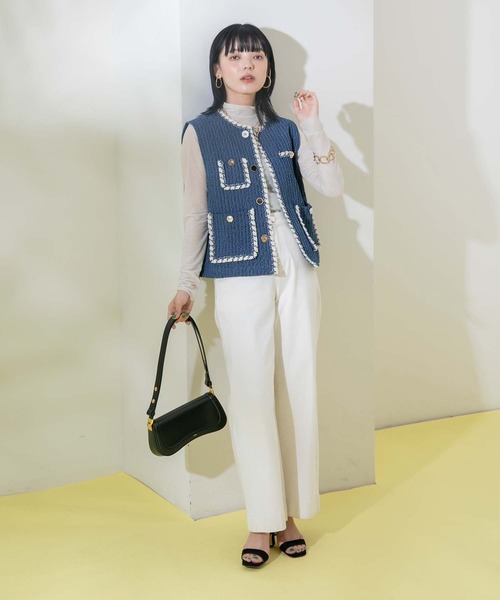 「Eimee Law」 ベスト 38 ブルー レディース Eimee Law 「Eimee Law」 ベスト 38 ブルー レディース