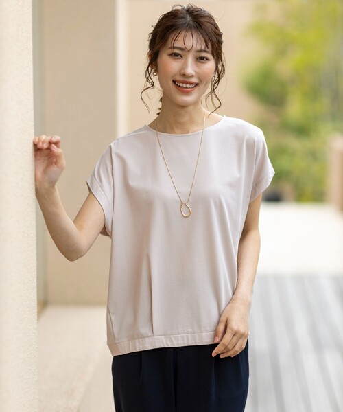 ANY SIS（エニィスィス） tシャツ ハイストレッチスムースフレンチ