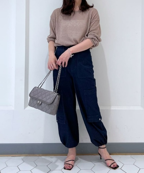 「RIVE DROITE」 長袖ニット FREE ブラック レディース_画像2