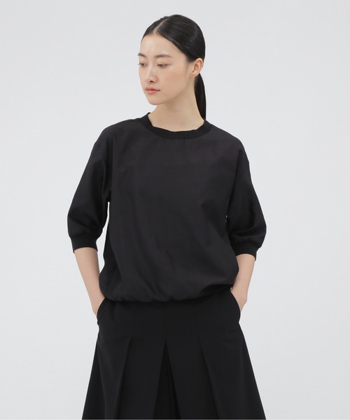 ブラウス シャツ WASHABLE SILK POPLIN レディース