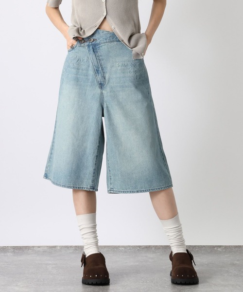 JEANASIS ジーンズ デニム デニムパンツ エンボスデニムハーフ