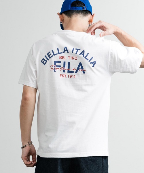 FILA tシャツ フィラ ワンポイントロゴ刺繍 BOX/サークル/アーチ