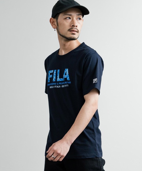 FILA(フィラ)★UNISEX_マインドブロア半袖Tシャツ_2色 FILA tシャツ FILA/フィラ 吸汗速乾 ワンポイント ブランド ロゴ