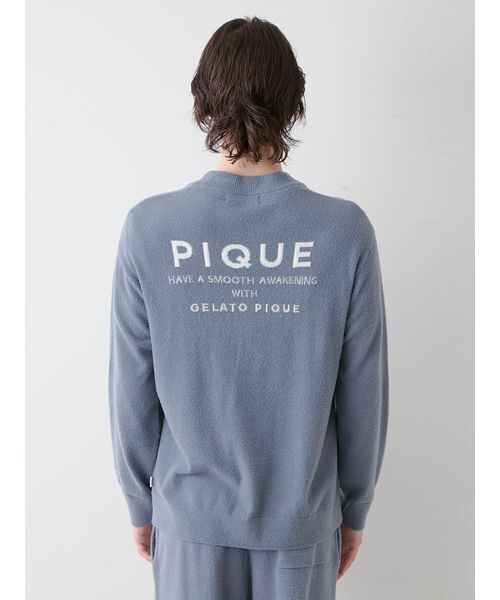gelato pique パジャマ 「HOMME」スムーズィーliteカーディガン