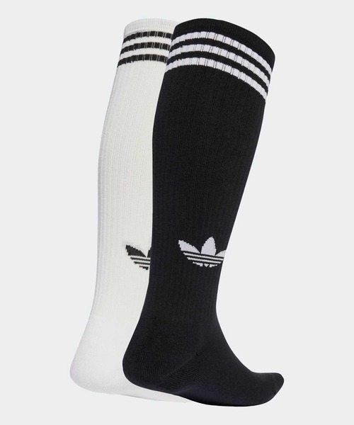 adidas（アディダス） 靴下 スリーストライプス ニーソックス 2足組