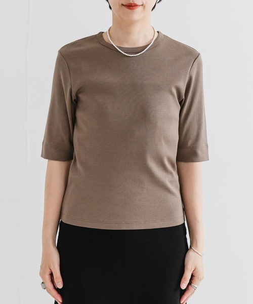 tシャツ 汗ジミ防止ハーフスリーブカットソー レディース URBAN RESEARCH tシャツ 汗ジミ防止ハーフスリーブカットソー