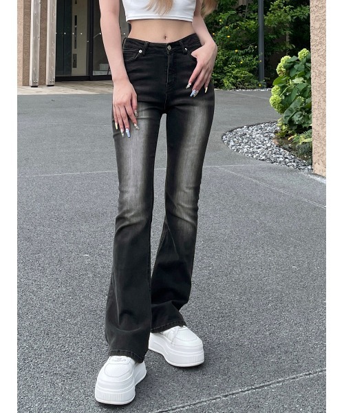 新品未使用　タグ付き　Darich ブラストフレアデニムパンツ　デニムパンツ Darich ジーンズ デニム デニムパンツ ブラストフレアデニム