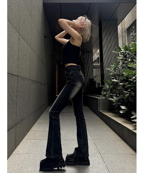 Darich ジーンズ デニム デニムパンツ ブラストフレアデニム