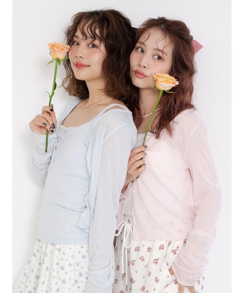 jumelle（ジュメロ） カーディガン シアーカラーカーデイガン