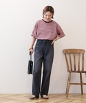 tシャツ レトロボーダープルオーバー レディースの詳細画像1