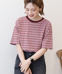 tシャツ レトロボーダープルオーバー レディースの詳細画像5
