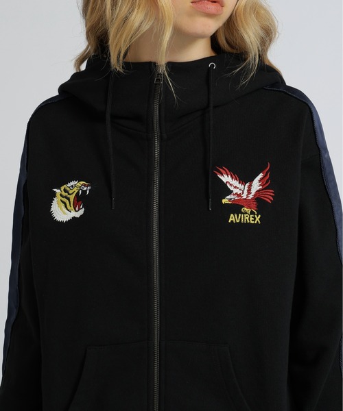 AVIREX（アヴィレックス） パーカー 「SOUVENIR COLLECTION」SATIN SKA