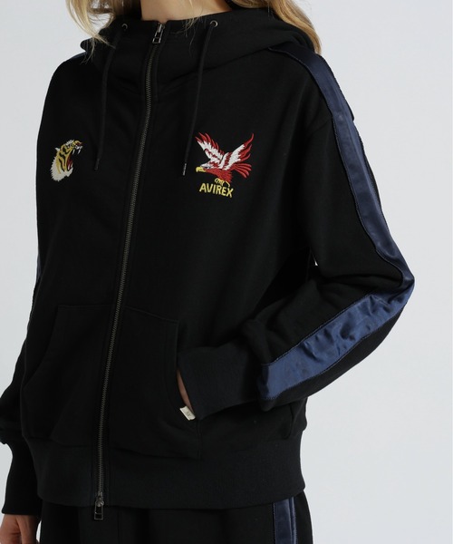 AVIREX（アヴィレックス） パーカー 「SOUVENIR COLLECTION」SATIN SKA