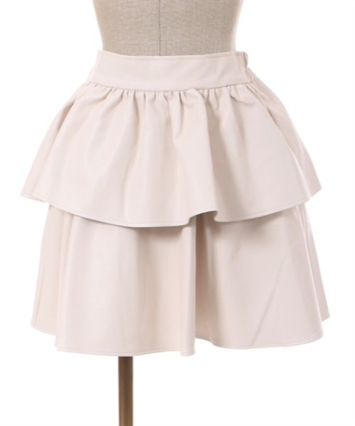「axes femme POETIQUE」 フリルスカート MEDIUM ブラック レディース