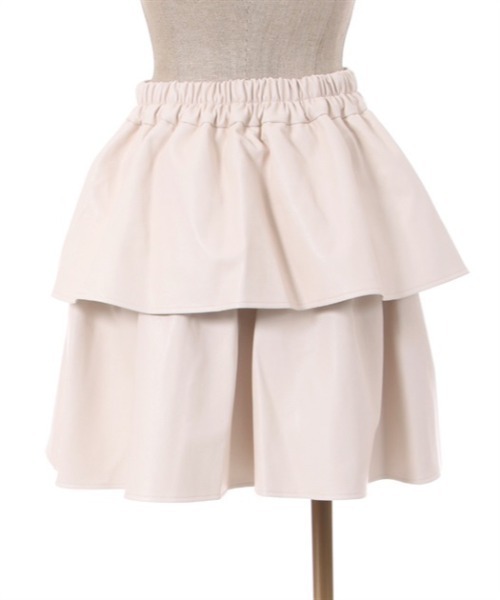 「axes femme POETIQUE」 フリルスカート MEDIUM ブラック レディース