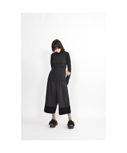 「gomme」 長(zhǎng)袖カットソー MEDIUM ブラック レディース