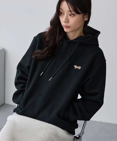 パーカー PENNEYS/ペニーズ 別注 THE FOX ロゴ ワンポイント刺繍 オーバーサイズシームポケットプルオーバーパーカー レディース メンズ | PENNEYS | 20