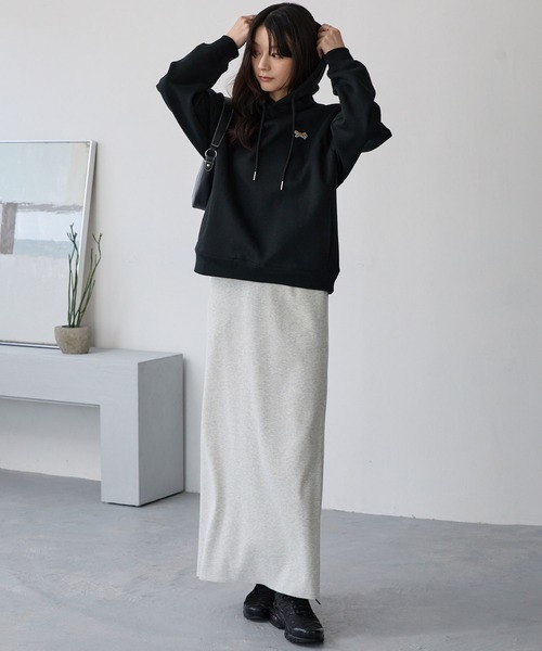 パーカー PENNEYS/ペニーズ 別注 THE FOX ロゴ ワンポイント刺繍 オーバーサイズシームポケットプルオーバーパーカー レディース メンズ | PENNEYS | 21