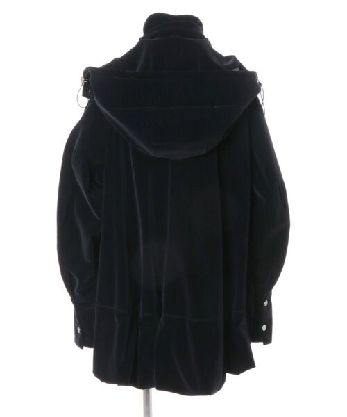 UN3D.（アンスリード） コート アウター VELVET HEM GATHER HOOD CT