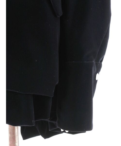 コート アウター VELVET HEM GATHER HOOD CT / ベルベットヘムギャザーフードコート レディース